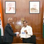 Union Minister for Youth Affairs and Sports Anurag Singh Thakur meets important members of the International Olympic Committee in Mumbai