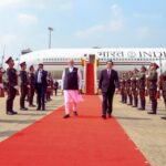 PM Modi interacts with Indian diaspora from Laos, receives blessings by Buddhist monks